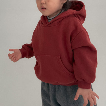 Baby Bella W25 Warm Soft Kangaroo Pocket Hoodie (6m-3y) - 2 Colors