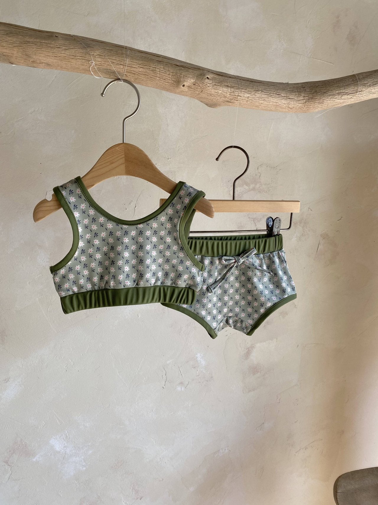 Toddler Printed Basic Bikini Set  (1-5y) - 2 Colors - AT NOON STORE