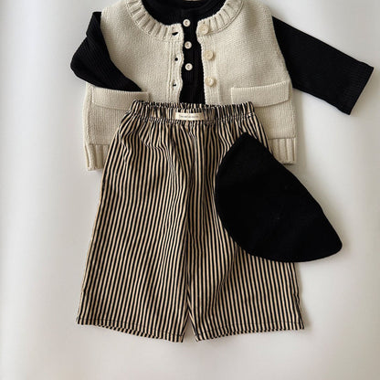 Baby/Toddler Aosta F26 Stripe Pull-on Pants (3m-5y)- 4 Colors