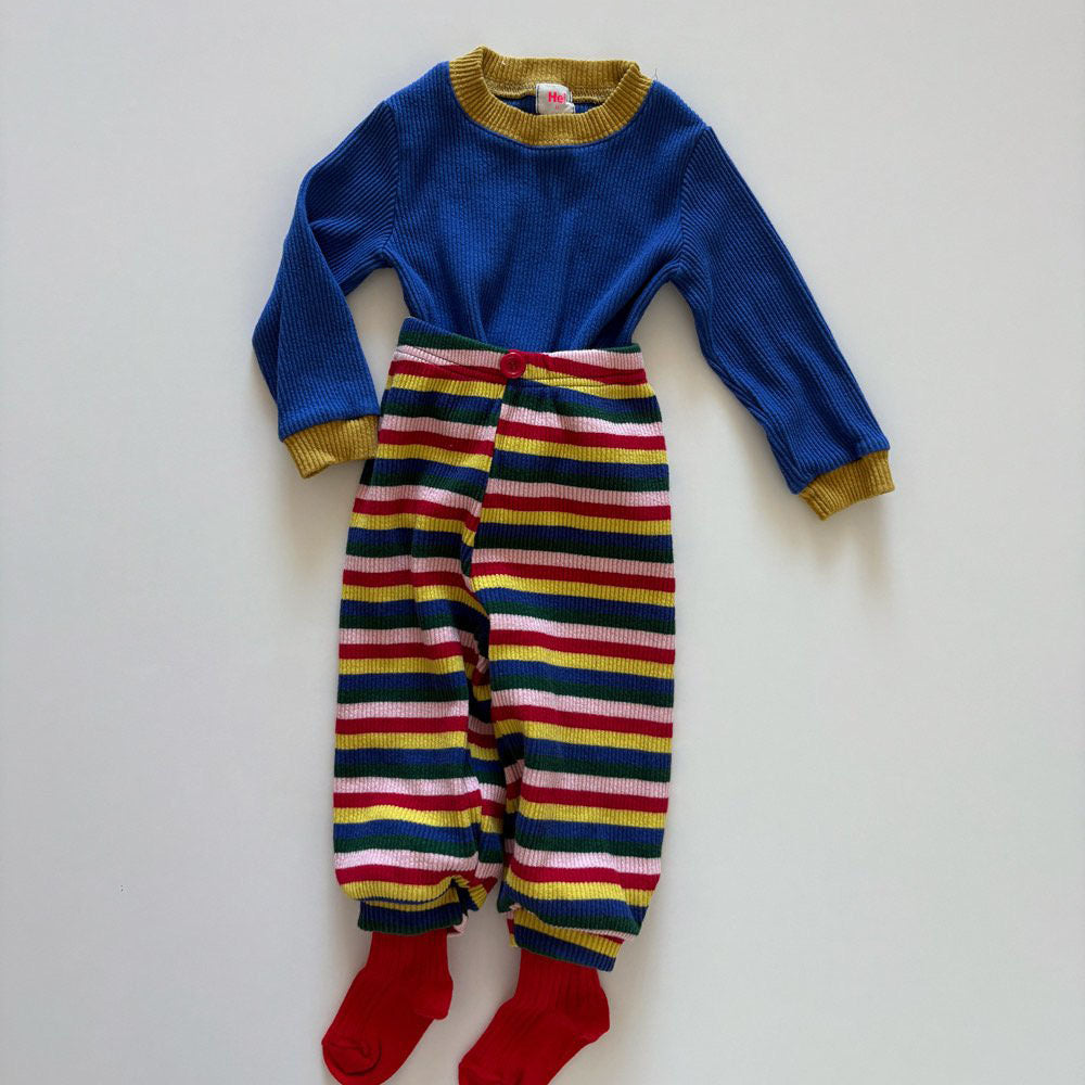 Toddler F26 Stripe Ribbed Jogger Pants (1-6y)