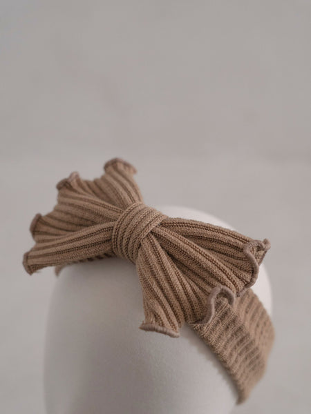 Baby Knit Bow Headband (3-18m) - 4 Colors
