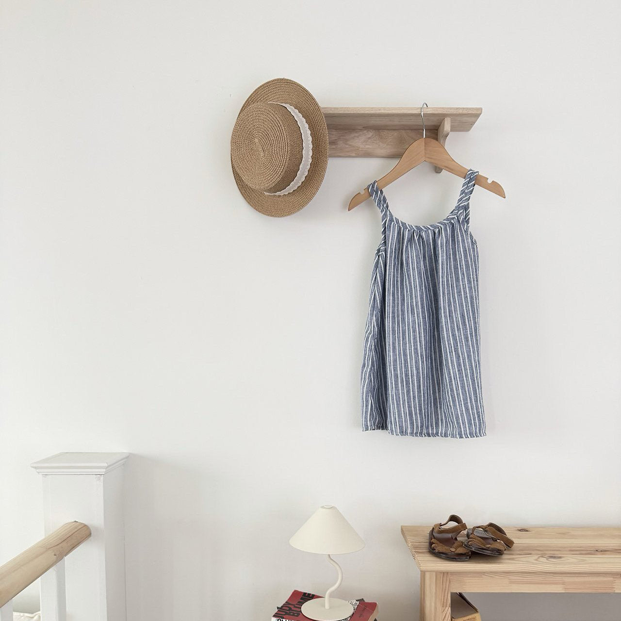 Toddler SS26 Stripe Double Strap Dress (1-7y) - 2 Colors - AT NOON STORE