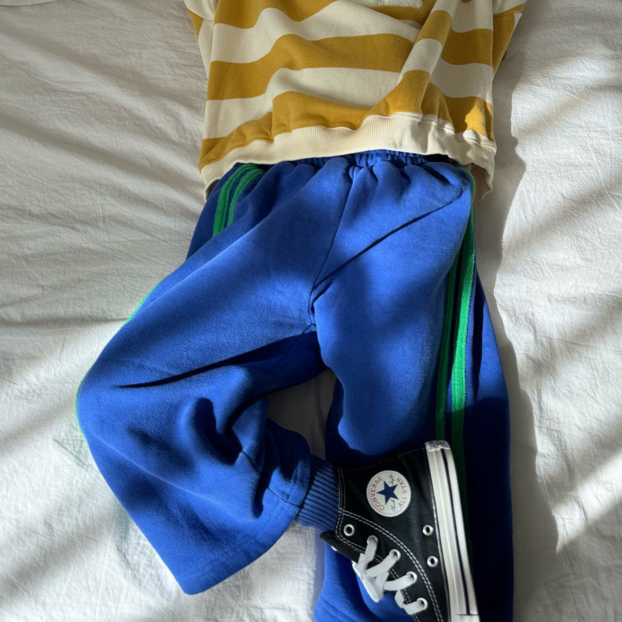 Toddler W25 Side Line Brushed-Cotton Pull-on Pants (1-6y) - 2 Colors