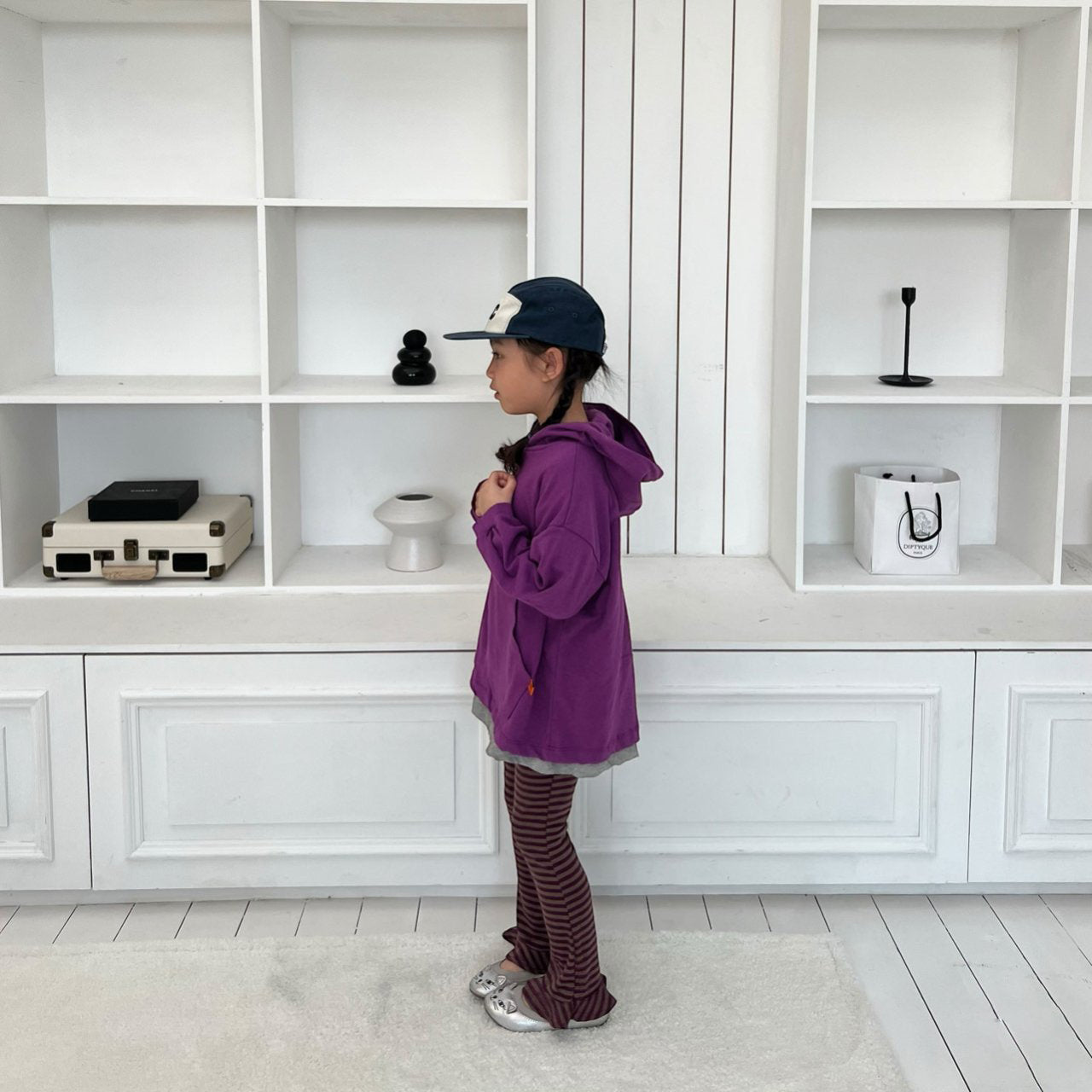 Kids SP26 Stripe Ruffle Hem Leggings (2-7y) - 2 Colors