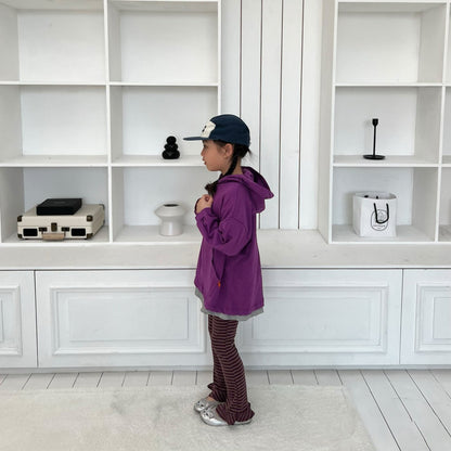 Kids SP26 Stripe Ruffle Hem Leggings (2-7y) - 2 Colors