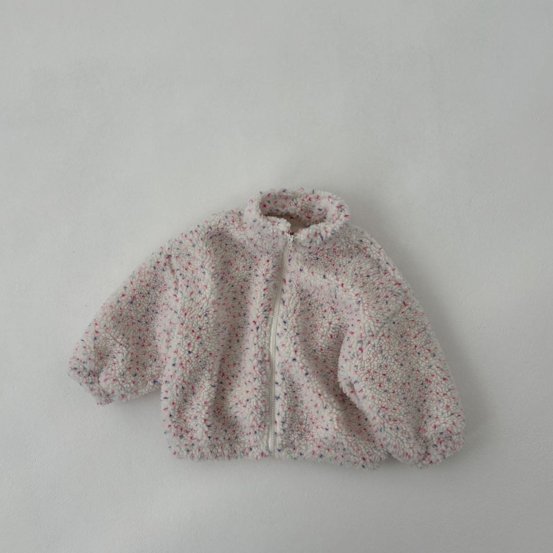 Toddler Land W25 Sherpa Mock Neck Zip-Up Jacket (1-6y) - 3 Colors