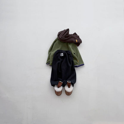 Toddler FW26 Fleece High Neck Long Sleeve Top (2-6y) - 2 Colors