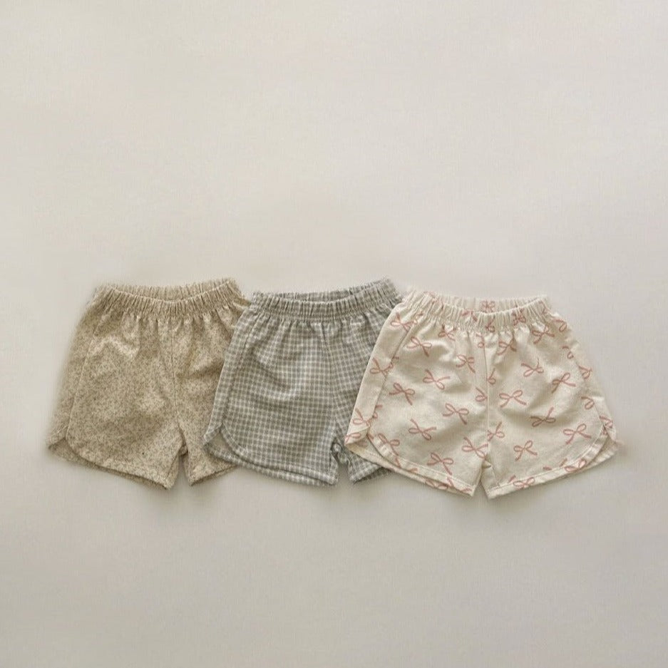 Baby/Toddler Aosta Printed Basic Shorts (3m-5y)- 3 Colors - AT NOON STORE