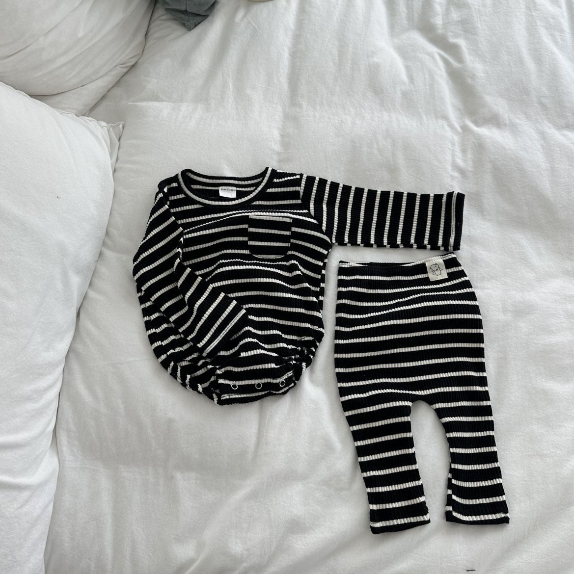 Baby Ribbed Leggings (0-24m) - 3 Colors - AT NOON STORE