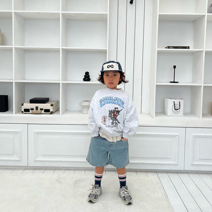 Kids SP26 Denim Shorts (2-7y) - Light Denim