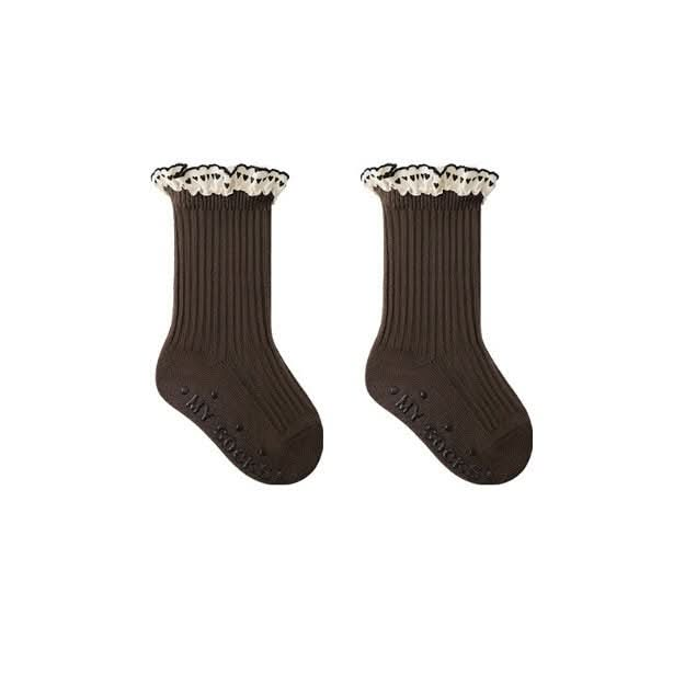 Baby Toddler Heart Lace Frill Socks (1-13y) - 5 Colors - AT NOON STORE