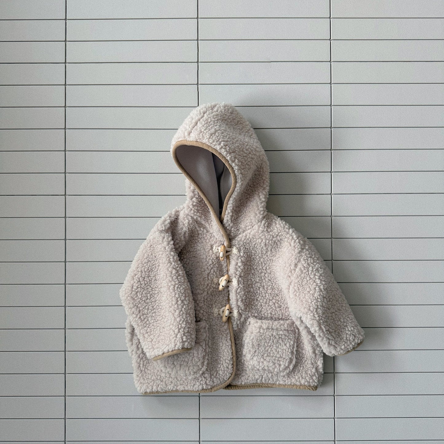 Baby Bella W25 Sherpa Hooded Pocket Duffle Jacket (6m-3y) - 2 Colors