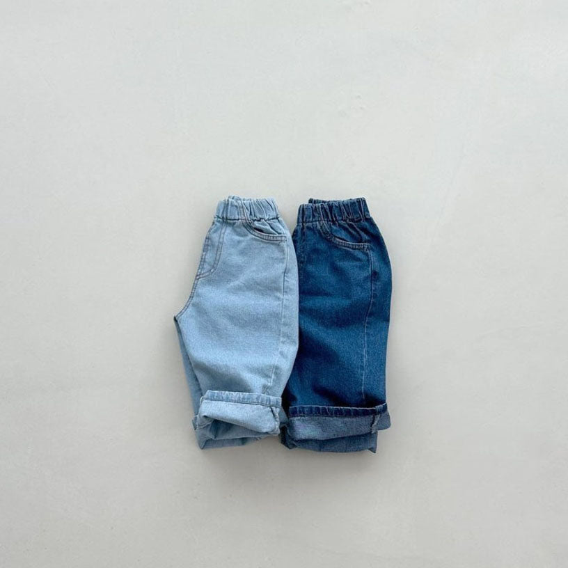 Toddler S25 Basic Pull-On Denim Pants (2-6y) - 2 Colors