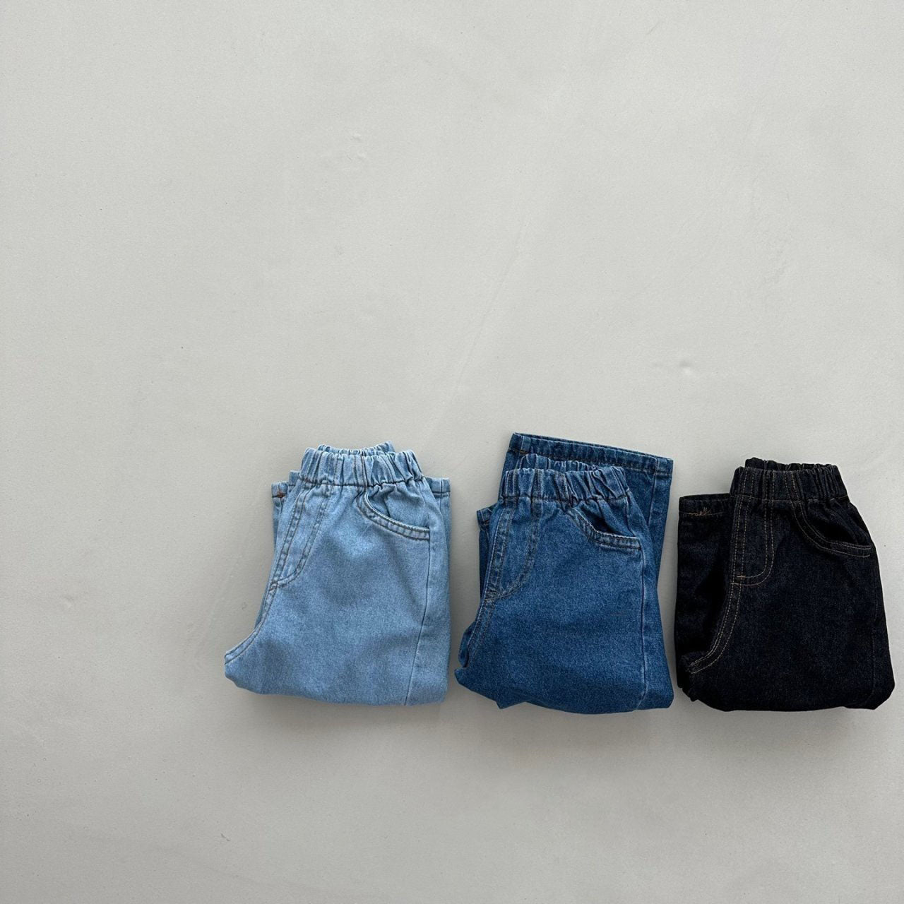 Toddlers Denim Pull-on Pants  (2-6y) - 3 Colors - AT NOON STORE