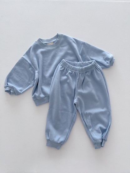 Kids Soy F26 Basic Long Sleeve Sweatshirt and Jogger Pants Set (1-7y) - 5 Colors