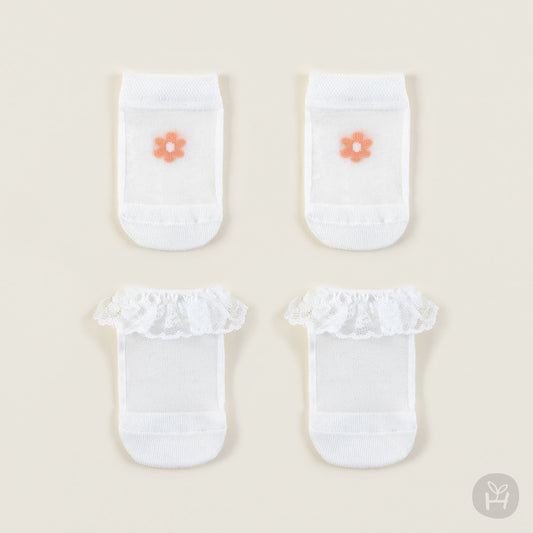 Baby Toddler 2PK Sheer Socks Set (0-4T) - AT NOON STORE