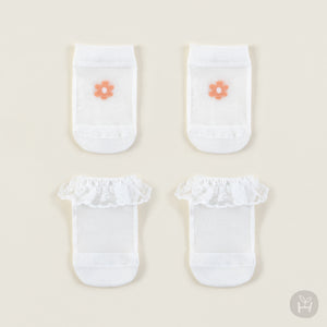 Baby Toddler 2PK Sheer Socks Set (0-4T)