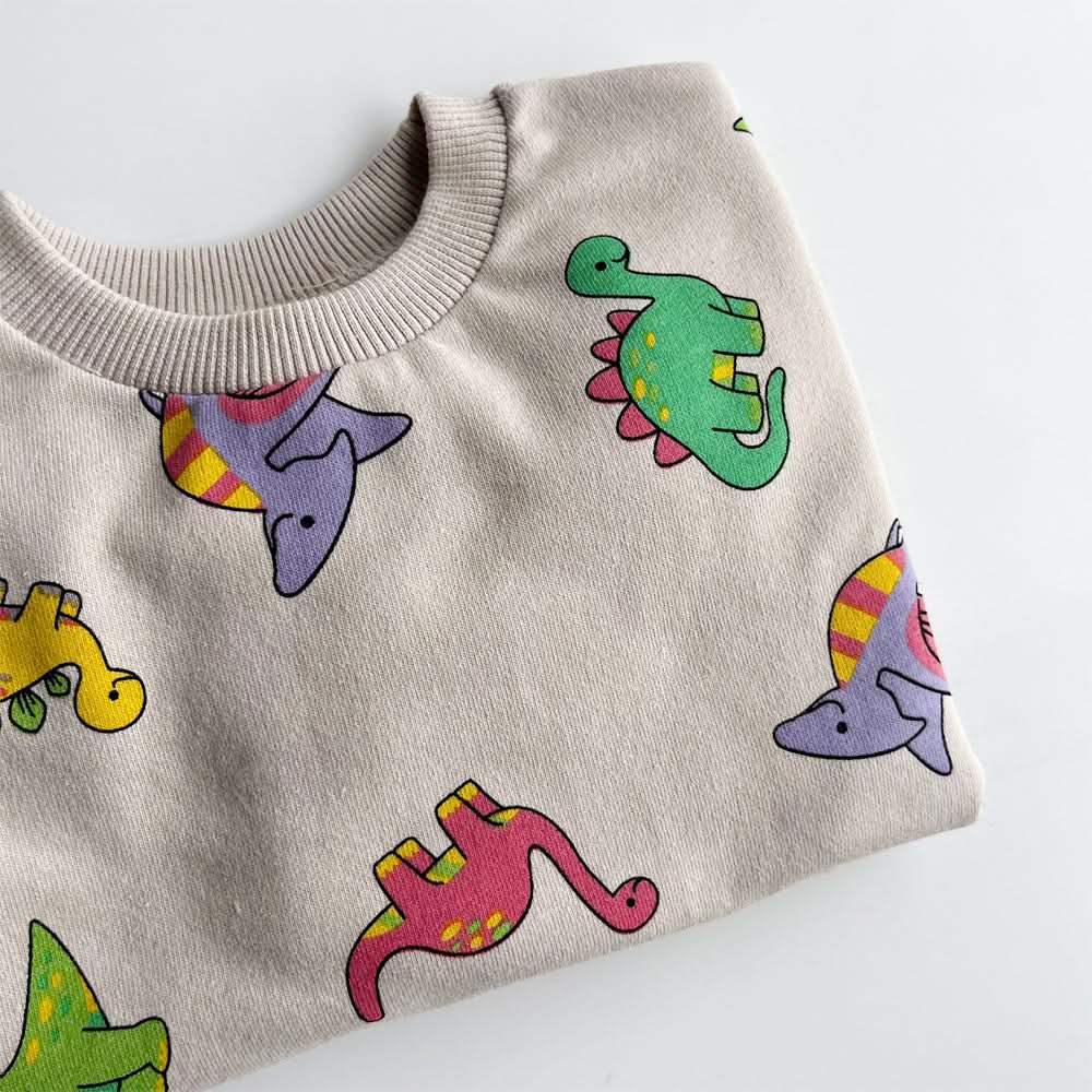 Baby Dino Print Bubble Romper (3-12m) - AT NOON STORE