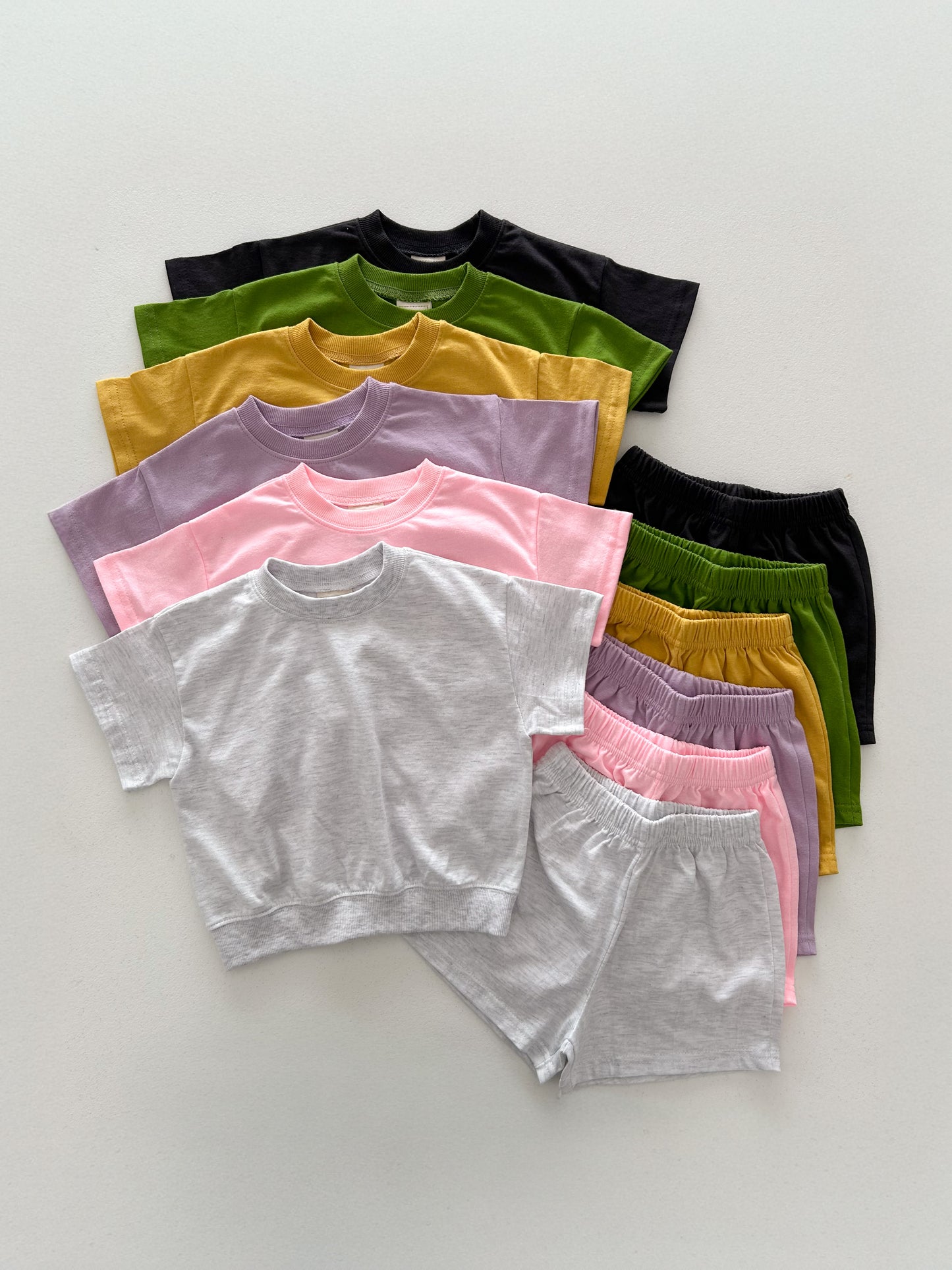 Kids Soy SS26 Short Sleeve Top and Shorts Set (1-7y) - 6 Colors - AT NOON STORE