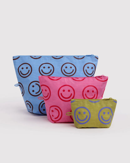 BAGGU Go Pouch Set - Pop Happy Mix