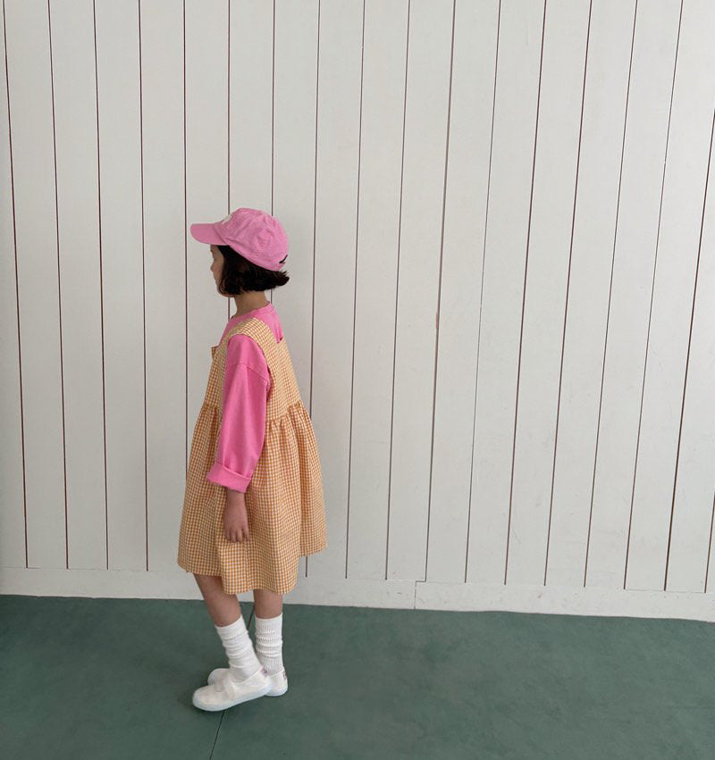 Toddler SP26 Basic Long Sleeve Loose Fit Top  (1-6y) - Pink - AT NOON STORE