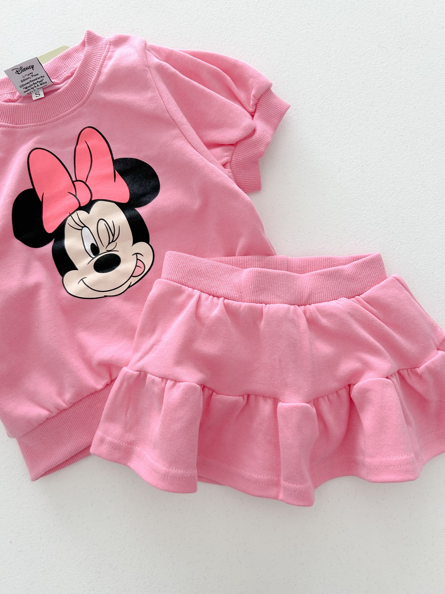 Toddler Mickey/Minnie Short Sleeve Top and Shorts/Skirt Set (1-6y) - 2 Colors - AT NOON STORE