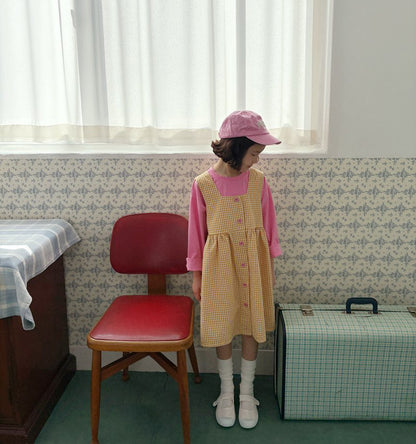 Toddler SP26 Basic Long Sleeve Loose Fit Top  (1-6y) - Pink - AT NOON STORE