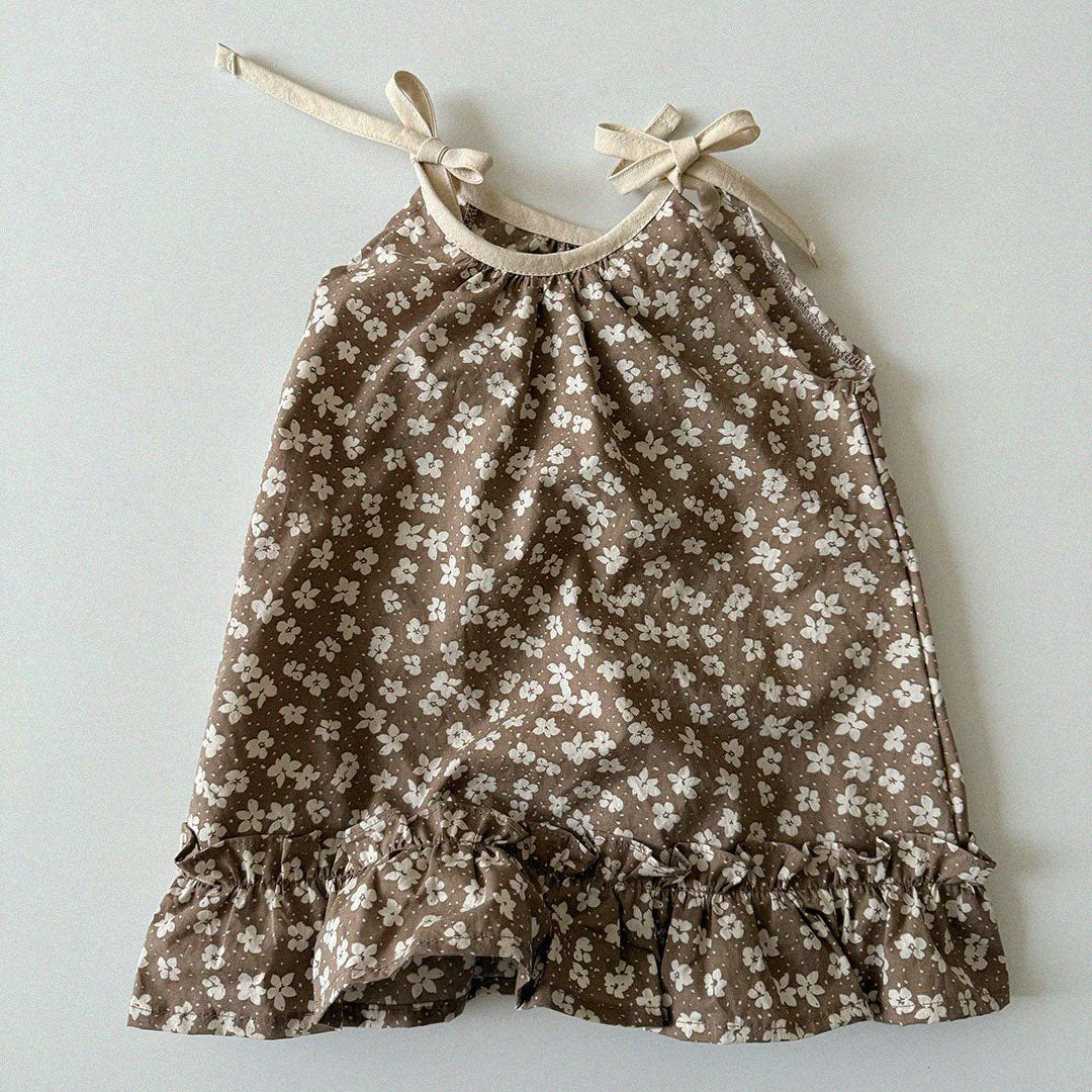 Baby/Toddler Aosta SS25 Tie Shoulder Frill Dress  (3m-5y) - 2 Colors - AT NOON STORE