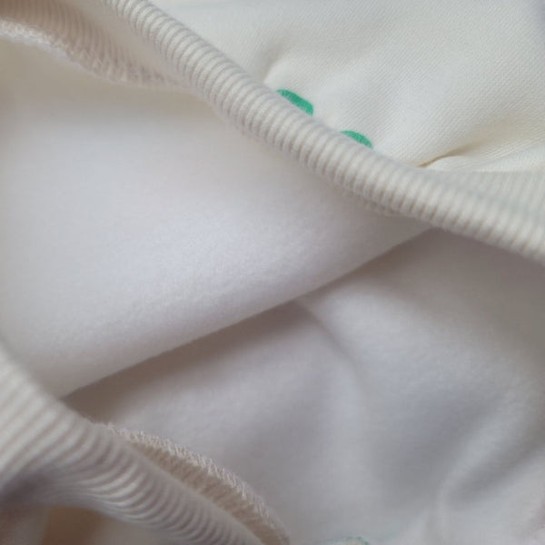 Adult Balloon Print Brushed Cotton Sweatshirt - Melange Grey