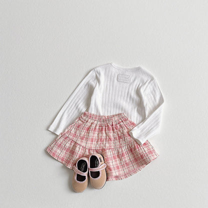 Toddler F26 Pointelle Long Sleeve Top (2-9y) - 3 Colors