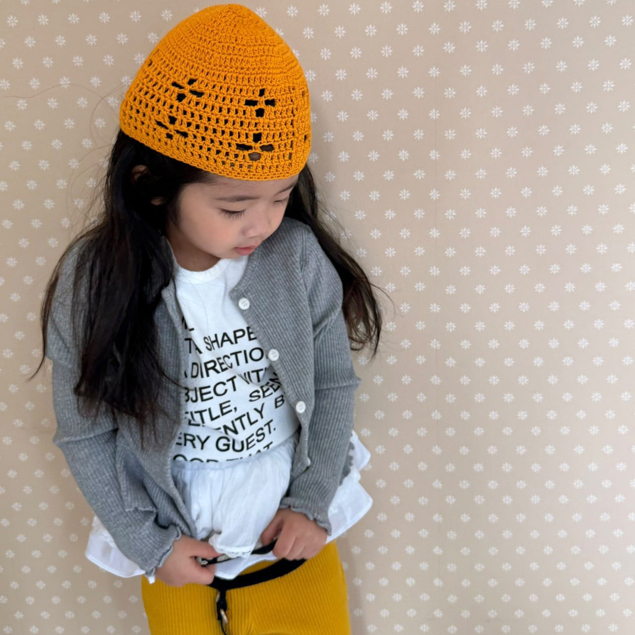 Toddler SP26 Lettuce-Edge Ribbed Peplum Cardigan (2-7y) - 2 Colors - AT NOON STORE