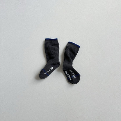 Kids F25 3pk Line Socks (10m-3y) - AT NOON STORE