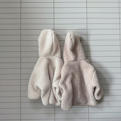 Baby Bella W25 Sherpa Hooded Pocket Duffle Jacket (6m-3y) - 2 Colors