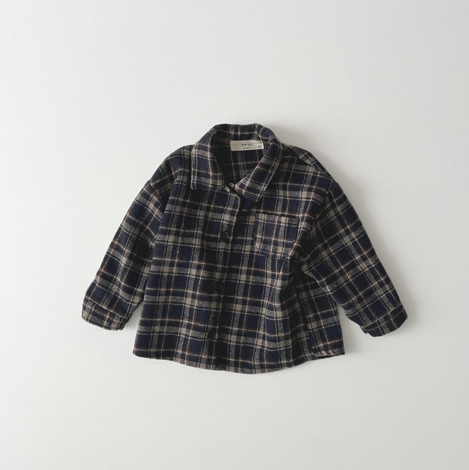 Toddler W24 Brushed Cotton Flannel Shirt (1-6y) - 2 Colors