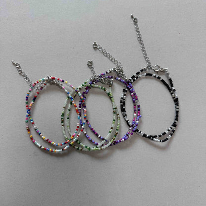 SS25 Multi Color Beaded Necklace - 4 Colors - AT NOON STORE