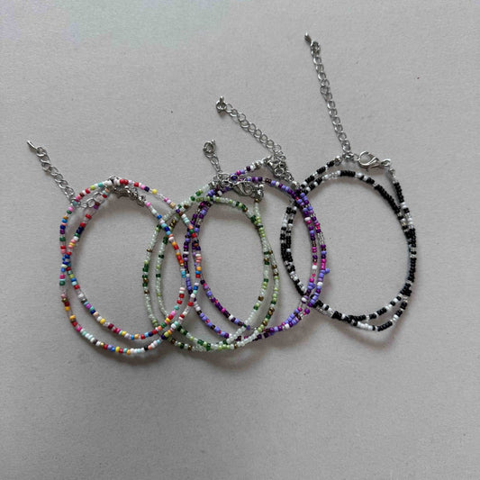 SS25 Multi Color Beaded Necklace - 4 Colors - AT NOON STORE