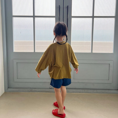 Kids SS25 Lined Tape Shorts (2-7y) - 2 Colors