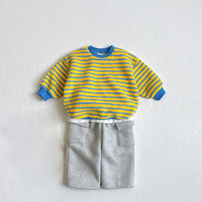 Toddler W25 Fleece Cargo Wide Pants (1-6y) - 3 Colors