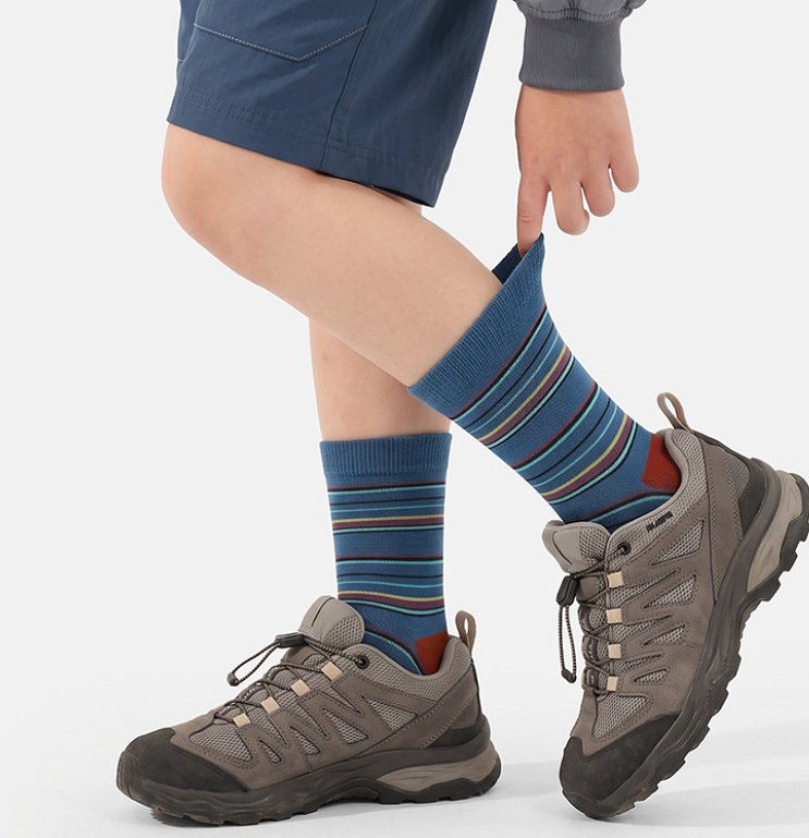 Toddler Jacquard 5PK Socks Set (1-8y) - Brown