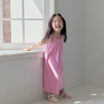 Toddler SS26 Terry Cloth Sleeveless Dress (1-7y)- 3 Colors - AT NOON STORE