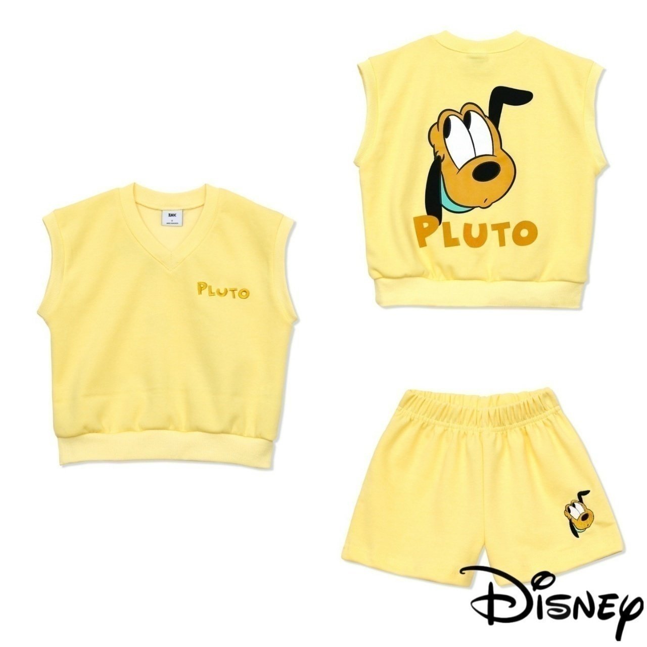 Toddler Mickey's Friends Sleeveless Sweatshirt and Shorts Set (2-7y) - 4 Colors