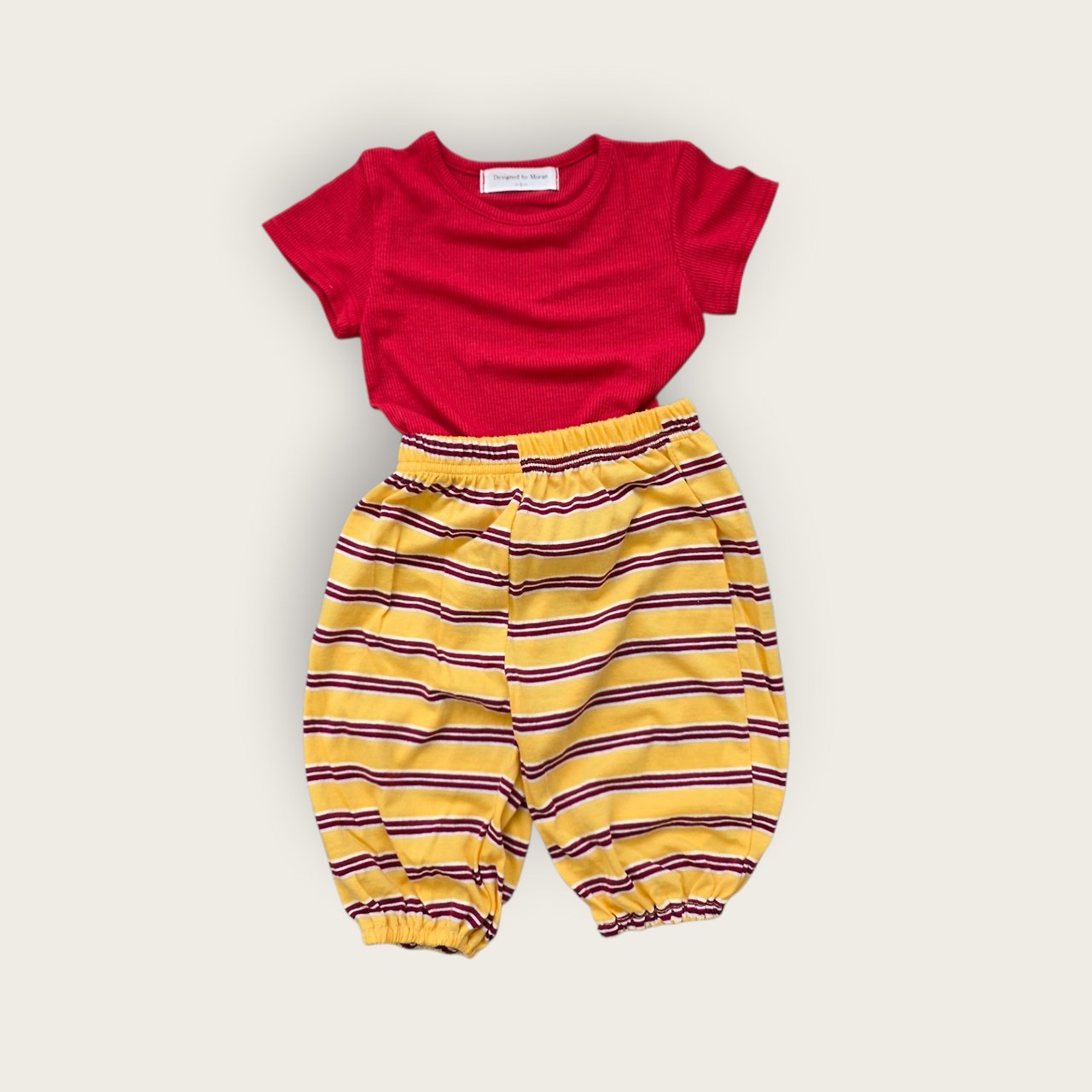 Toddler Ribbed Short Sleeve Top (1-6y) - 5 Colors - AT NOON STORE
