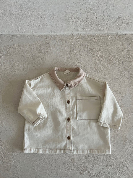 Toddler Chest Pocket Shirt (1-6y) - 2 Colors