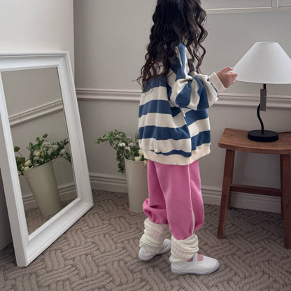 Toddler W25 Side Line Brushed-Cotton Pull-on Pants (1-6y) - 2 Colors