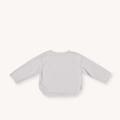 Toddler F25 Cotton Curved Hem Long Sleeve Top (2-8y) - 4 Colors - AT NOON STORE