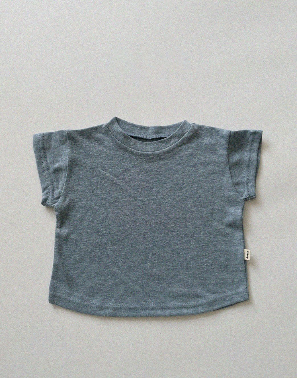 Baby/Toddler Aosta Linen Cotton Basic Tee (3m-5y)- 7 Colors - AT NOON STORE