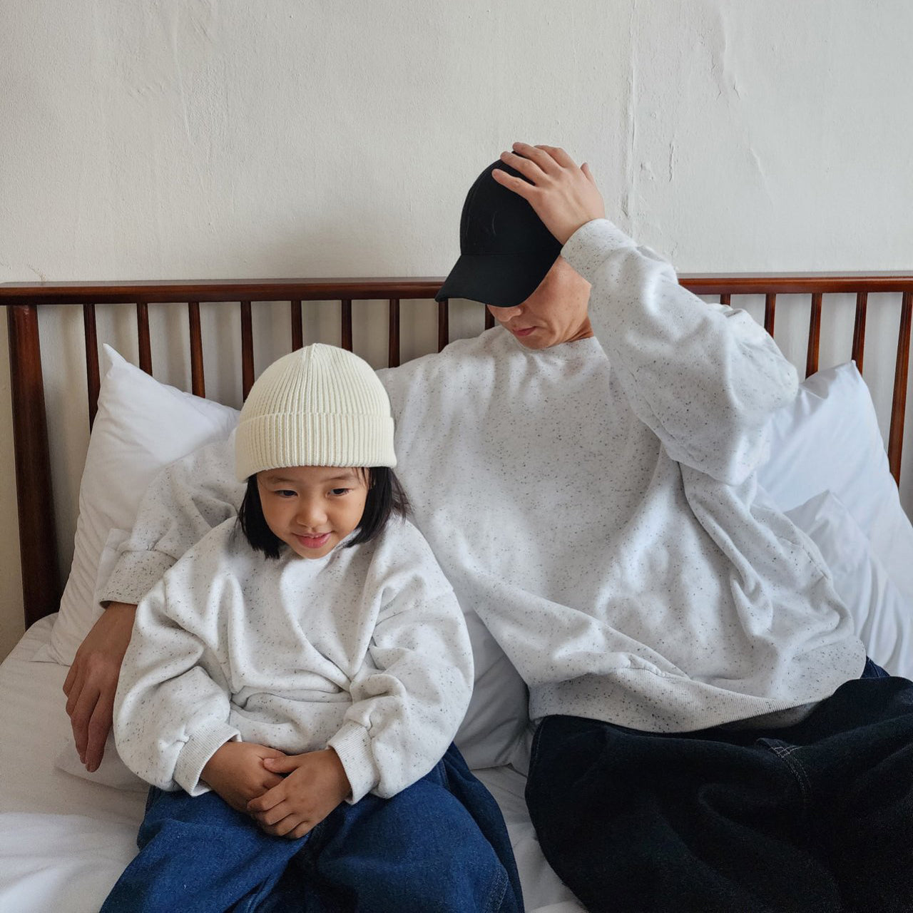 Adut Toddler W25 Confetti Long Sleeve Sweatshirt (1-7y, Adult) - Ivory