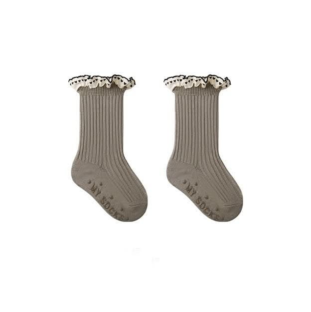 Baby Toddler Heart Lace Frill Socks (1-13y) - 5 Colors - AT NOON STORE