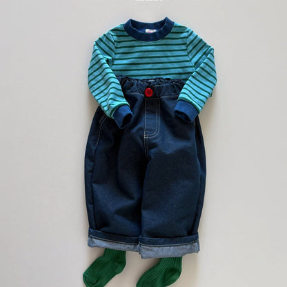 Toddler F26 Peekaboo Denim Pants (1-6y) - Blue