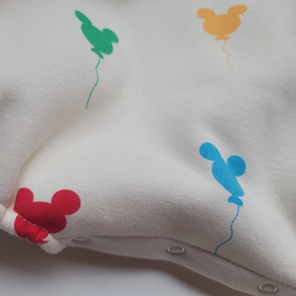 Baby Balloon Print Brushed Cotton Bubble Romper (3-24m) - 2colors